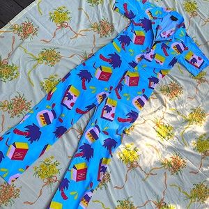 Nooworks snacks jumpsuit NWOT